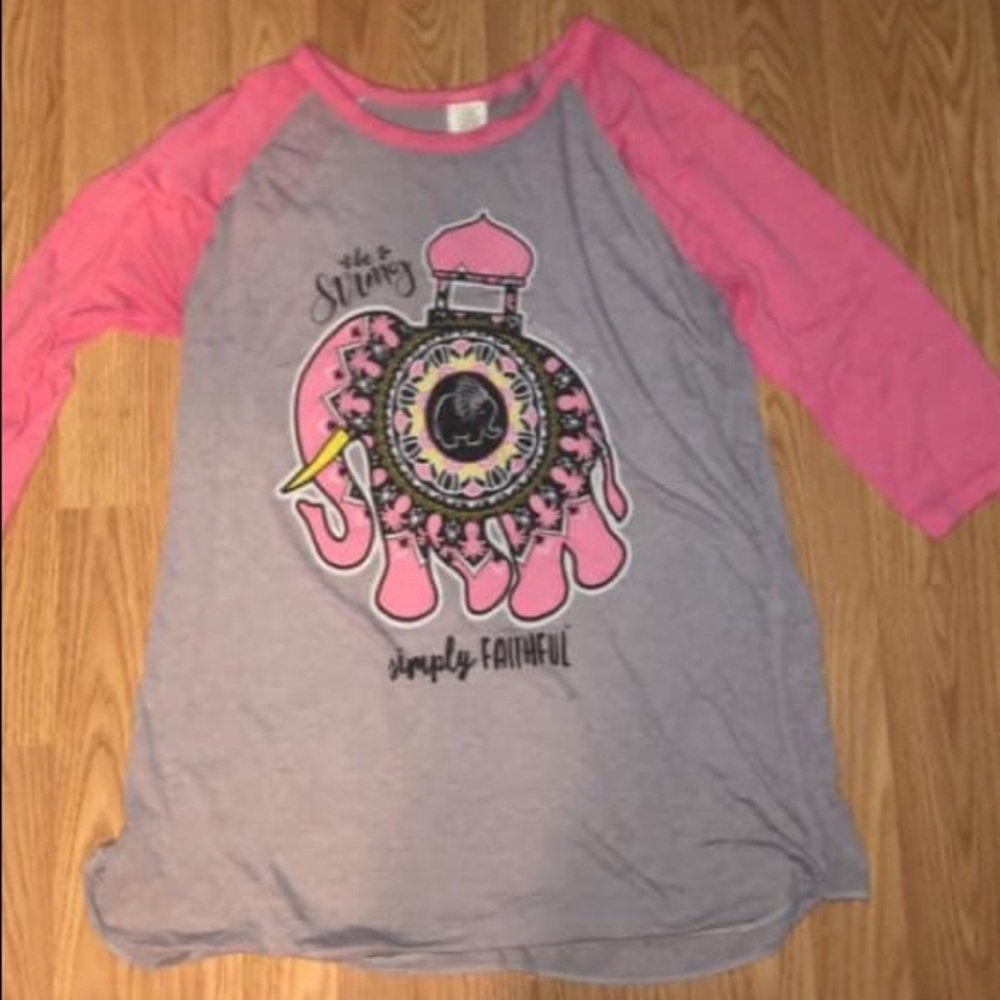Simply faithful 3/4 sleeve